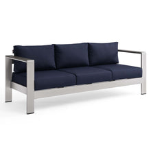 Load image into Gallery viewer, Shore Outdoor Patio Aluminum Sofa by Modway