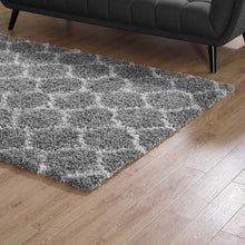 Load image into Gallery viewer, Solvea Moroccan Trellis 5x8 Shag Area Rug by Modway