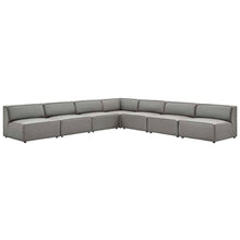 Load image into Gallery viewer, Mingle Vegan Leather 7-Piece Sectional Sofa
