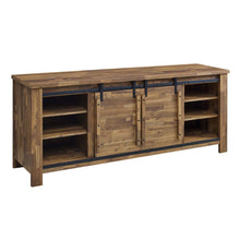 Load image into Gallery viewer, Cheshire 71" Rustic Sliding Door TV Stand by Modway