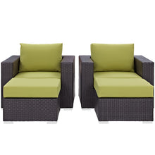 Load image into Gallery viewer, Convene 4 Piece Outdoor Patio Sectional Set by Modway
