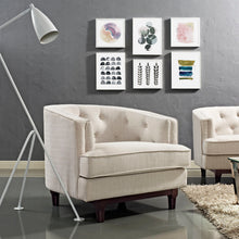 Load image into Gallery viewer, Coast Upholstered Fabric Armchair by Modway