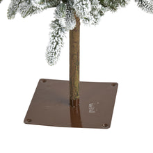 Load image into Gallery viewer, 5.5' Flocked Washington Alpine Christmas Artificial Tree w 150 White Warm LED