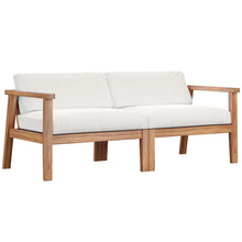 Load image into Gallery viewer, Bayport Outdoor Patio Teak Wood 2-Seater Loveseat by Modway
