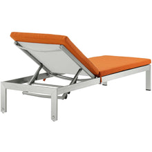 Load image into Gallery viewer, Shore Outdoor Patio Aluminum Chaise with Cushions by Modway