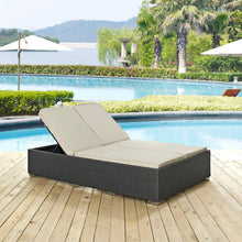 Load image into Gallery viewer, Sojourn Outdoor Patio Sunbrella¨ Double Chaise by Modway