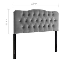 Load image into Gallery viewer, Annabel Diamond Tufted Performance Velvet Queen Headboard by Modway