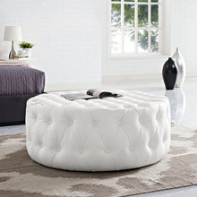 Load image into Gallery viewer, Amour Upholstered Vinyl Ottoman by Modway
