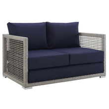 Load image into Gallery viewer, Aura 3 Piece Outdoor Patio Wicker Rattan Set by Modway
