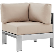 Load image into Gallery viewer, Shore Outdoor Patio Aluminum Corner Sofa by Modway