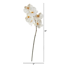 Load image into Gallery viewer, 22" Phalaenopsis Orchid Artificial Flower (Set of 12)