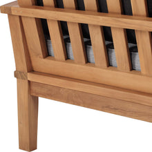 Load image into Gallery viewer, Marina Outdoor Patio Teak Sofa by Modway