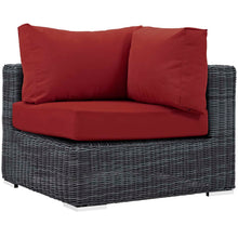 Load image into Gallery viewer, Summon 7 Piece Outdoor Patio Sunbrella¨ Sectional Set by Modway