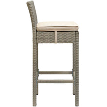 Load image into Gallery viewer, Conduit Outdoor Patio Wicker Rattan Bar Stool Set of 2 by Modway