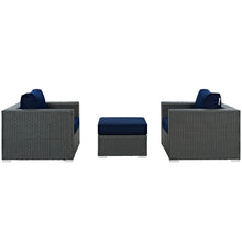 Load image into Gallery viewer, Sojourn 3 Piece Outdoor Patio Sunbrella¨ Sectional Set by Modway