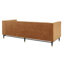 Load image into Gallery viewer, Devote Channel Tufted Performance Velvet Sofa by Modway