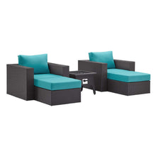 Load image into Gallery viewer, Convene 5 Piece Set Outdoor Patio with Fire Pit by Modway