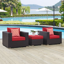 Load image into Gallery viewer, Convene 3 Piece Outdoor Patio Sofa Set by Modway