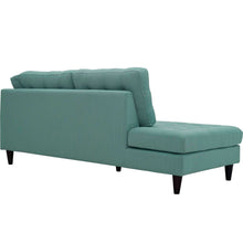 Load image into Gallery viewer, Empress Upholstered Fabric Left Facing Bumper by Modway