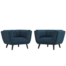 Load image into Gallery viewer, Bestow 2 Piece Upholstered Fabric Armchair Set by Modway