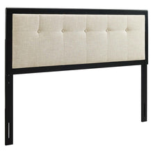 Load image into Gallery viewer, Draper Tufted Fabric and Wood King Headboard by Modway