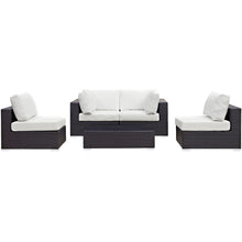 Load image into Gallery viewer, Convene 5 Piece Outdoor Patio Sectional Set by Modway