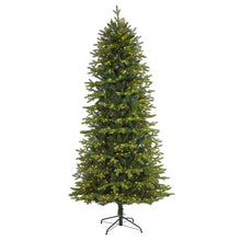 Load image into Gallery viewer, 7.5' Belgium Fir 'Natural Look' Artificial Christmas Tree w/ 550 Clear LED Light