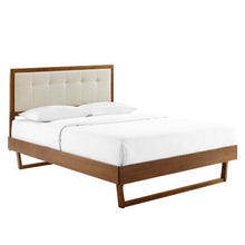 Load image into Gallery viewer, Willow Wood Full Platform Bed With Angular Frame by Modway