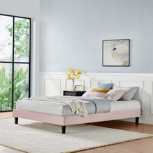 Load image into Gallery viewer, Reign Performance Velvet Twin Platform Bed Frame by Modway