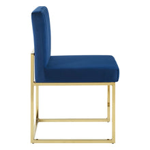 Load image into Gallery viewer, Carriage Channel Tufted Sled Base Performance Velvet Dining Chair by Modway