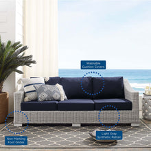 Load image into Gallery viewer, Conway Sunbrella¨ Outdoor Patio Wicker Rattan Sofa by Modway