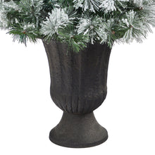 Load image into Gallery viewer, 44' Flocked Oregon Pine Artificial Christmas Tree w/ 50 Clear Lights
