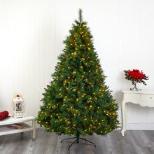 Load image into Gallery viewer, 7.5' West Virginia Full Bodied Mixed Pine Artificial Christmas Tree w/ 600 LED