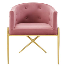 Load image into Gallery viewer, Savour Tufted Performance Velvet Accent Dining Armchair by Modway
