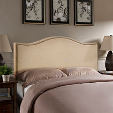 Load image into Gallery viewer, Curl Nailhead Upholstered Queen Headboard by Modway