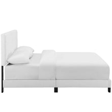Load image into Gallery viewer, Melanie Tufted Button Upholstered Fabric King Platform Bed by Modway