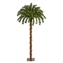 Load image into Gallery viewer, 4' Christmas Palm Artificial Tree with 150 Warm White LED Lights