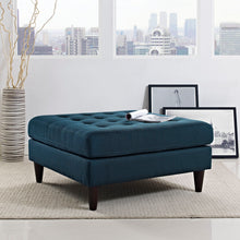 Load image into Gallery viewer, Empress Upholstered Fabric Large Ottoman by Modway