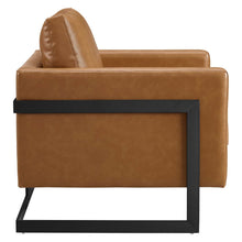 Load image into Gallery viewer, Posse Vegan Leather Accent Chair by Modway