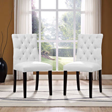 Load image into Gallery viewer, Duchess Vinyl Dining Chair Set of 2 by Modway