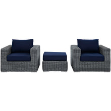Load image into Gallery viewer, Summon 3 Piece Outdoor Patio Sunbrella¨ Sectional Set by Modway