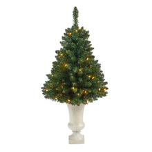 Load image into Gallery viewer, 3.5' Northern Rocky Spruce Artificial Christmas Tree w/ 50 Clear Lights
