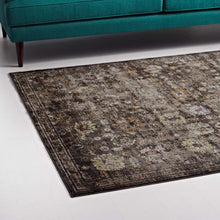 Load image into Gallery viewer, Minu Distressed Floral Lattice 4x6 Area Rug by Modway