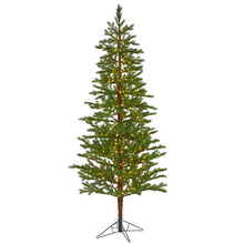 Load image into Gallery viewer, 7.5' Fairbanks Fir Artificial Christmas Tree w/ 350 Clear Warm LED Lights