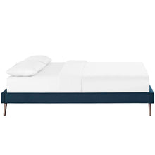 Load image into Gallery viewer, Loryn Fabric Queen Bed Frame with Round Splayed Legs by Modway