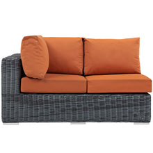 Load image into Gallery viewer, Summon Outdoor Patio Sunbrella¨ Left Arm Loveseat by Modway