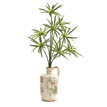Load image into Gallery viewer, 27" Cyperus Artificial Plant in Floral Pitcher