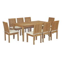 Load image into Gallery viewer, Marina 9 Piece Outdoor Patio Teak Dining Set by Modway