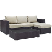 Load image into Gallery viewer, Convene 3 Piece Outdoor Patio Sofa Set by Modway