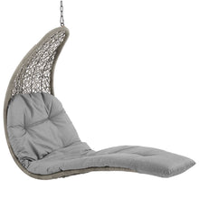 Load image into Gallery viewer, Landscape Hanging Chaise Lounge Outdoor Patio Swing Chair by Modway